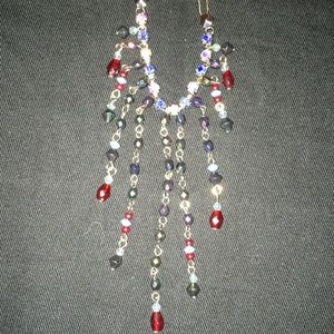 Beautiful staggered gemstone statement necklace